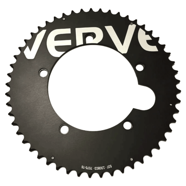Verve 53-56T Aero Single Outer Ring for 130BCD (10/11 Speed) 1